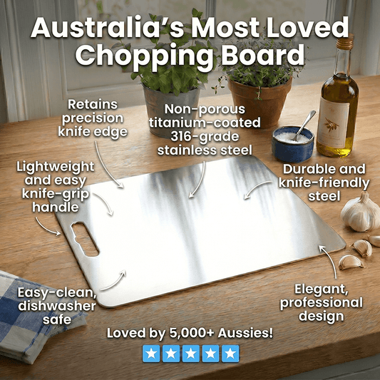 KC ™ Titanium Plated Chopping Board