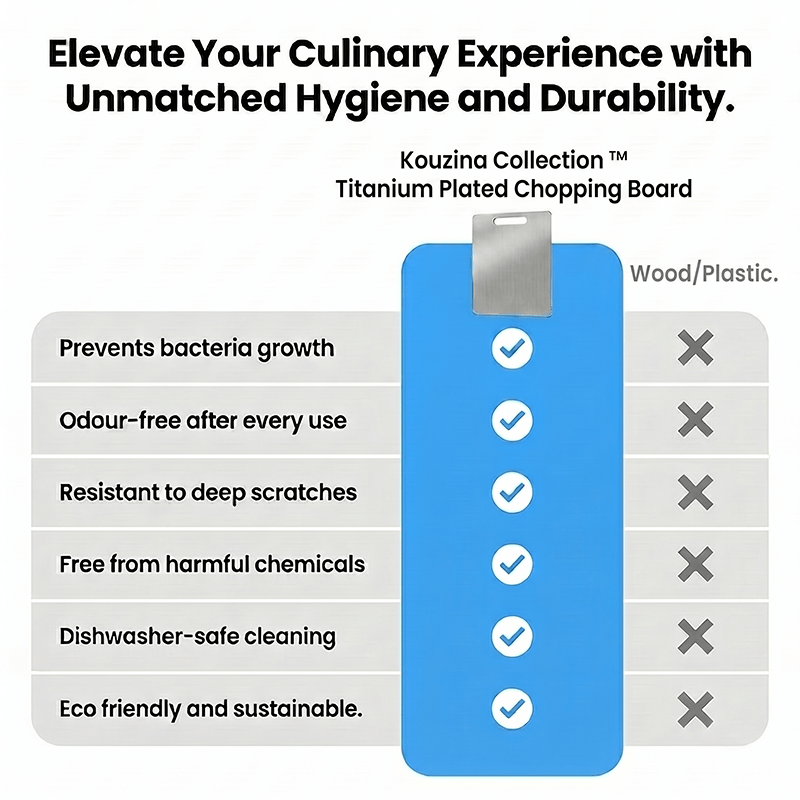 KC ™ Titanium Plated Chopping Board